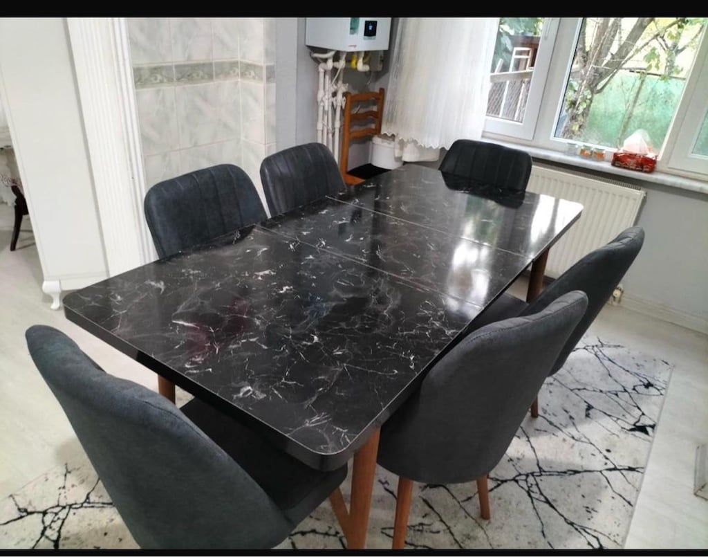 Sıfır Yemek Masası Takımı 6 Kişilik - 3