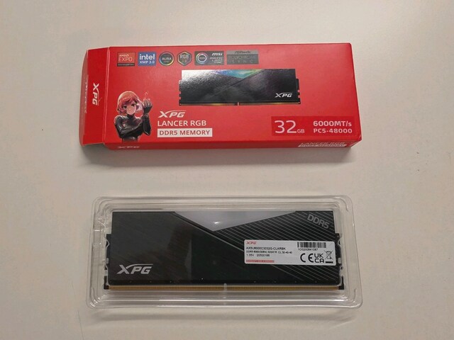 XPG Lancer 1x32GB DDR5 6000Mhz CL30 Ram