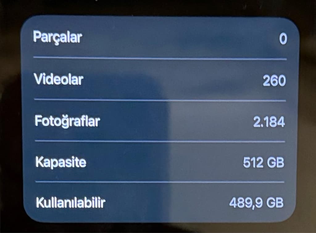 iPhone 13 Pro 512 GB (Mavi) – Yurt İçi – Pil %100 - 5
