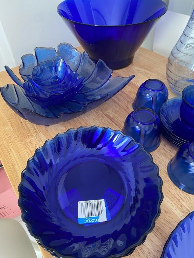 cam yemek takımı altı kişilik Vintage - 5
