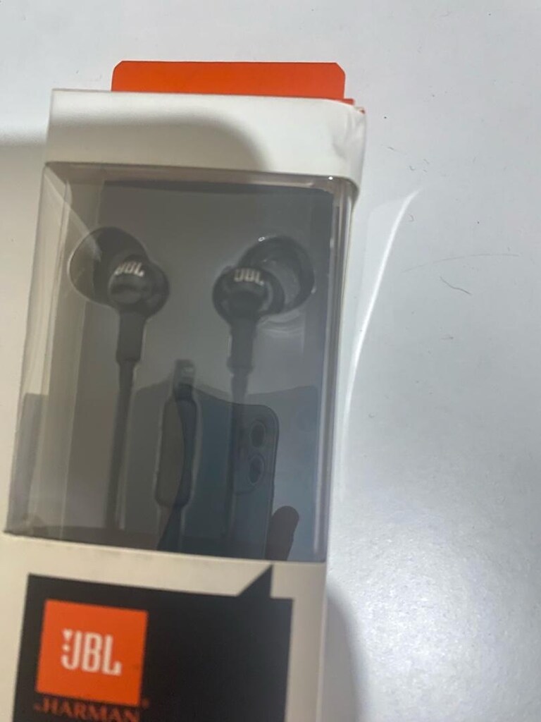 KAPALI KUTU~JBL C100SI Mikrofonlu Kablolu Kulakiçi Kulaklk-Siyah&Beyaz - 4