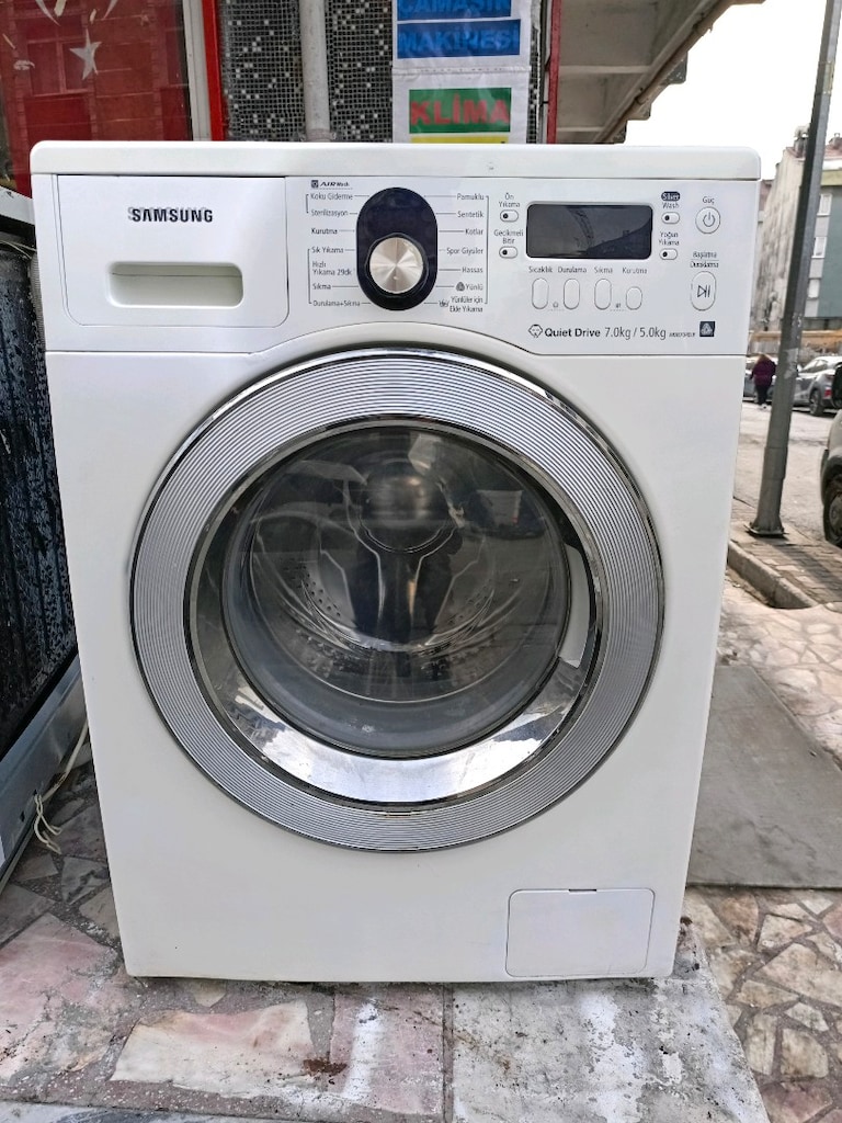 Tambur kırık Samsung 7 kg çamaşır yıkama 5 kg kurutma gel - 2