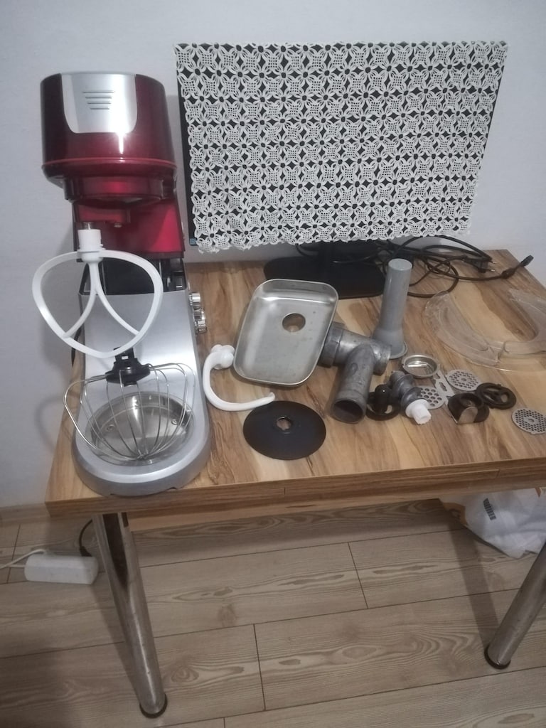 UYGUN FİYATA ROBX SR50 DÖKÜM HAMUR YOĞURMA - KIYMA ÇEKME - ÇIRPICI SET - 3