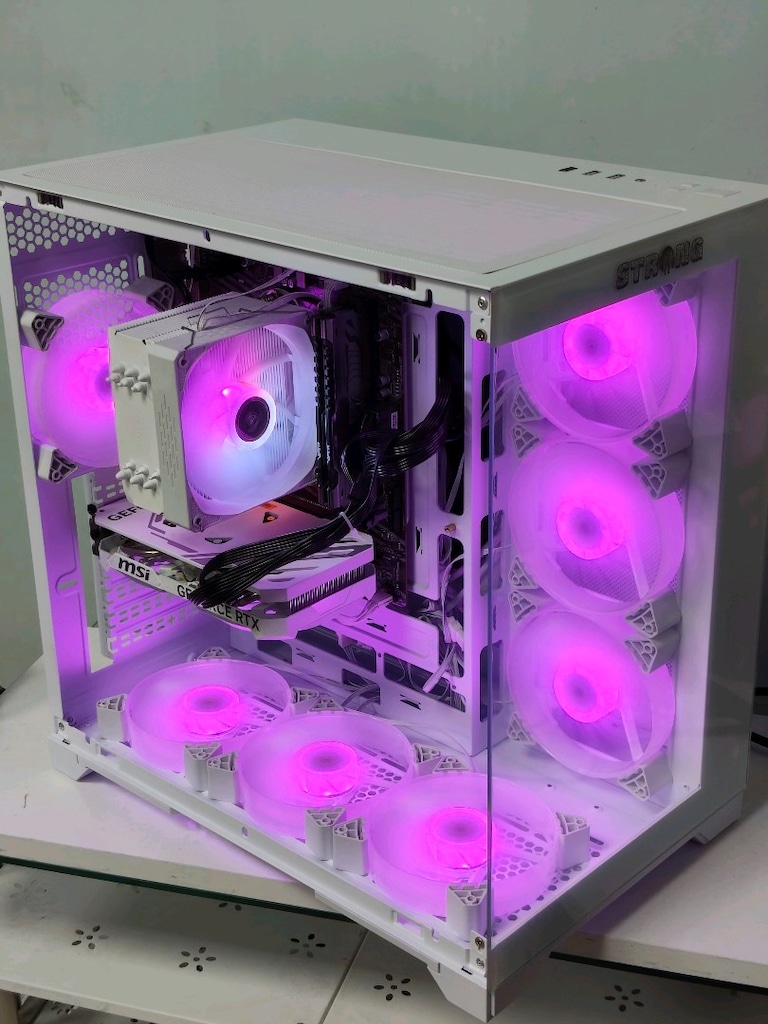 RTX 4060 RYZEN5 5600X 16GB RGB RAM 1TB M2SSD 600W AKVARYUM KASA - 7
