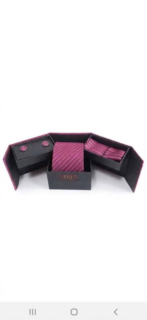 SIFIR DS DAMAT KRAVAT SETİ - 3