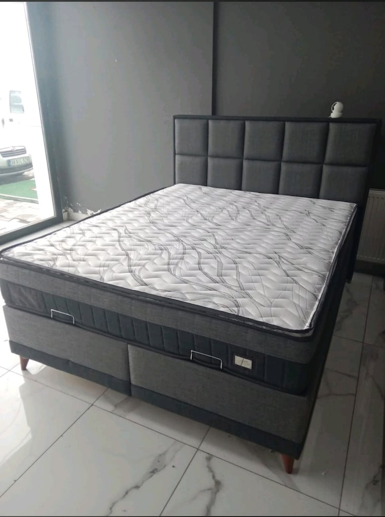 Çift kişilik baza başlık ortopedik yatak - 2