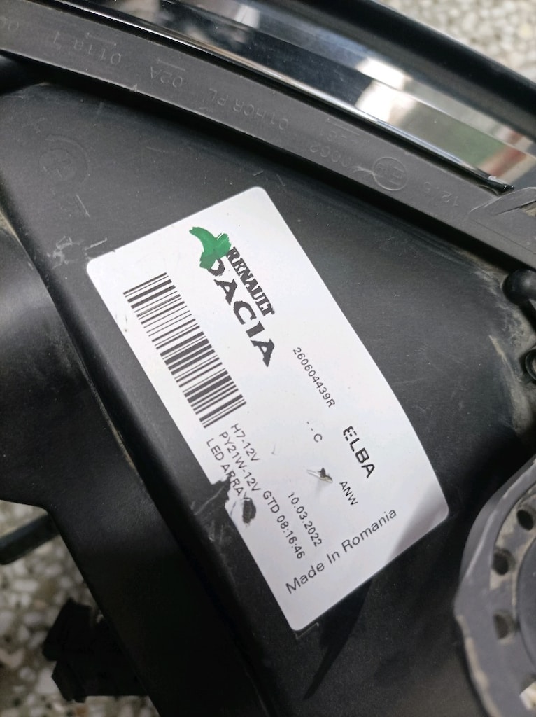 Renault Tailant sol far orjinal temiz - 3