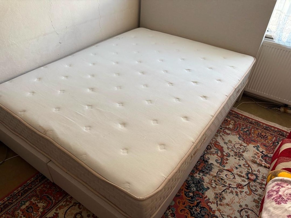 çift kişilik yatak seti Başlık+ çift baza+ çift kişilik yatak sabit - 4