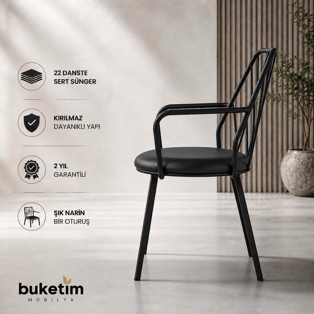 Yıldız kollu sandalye - 2