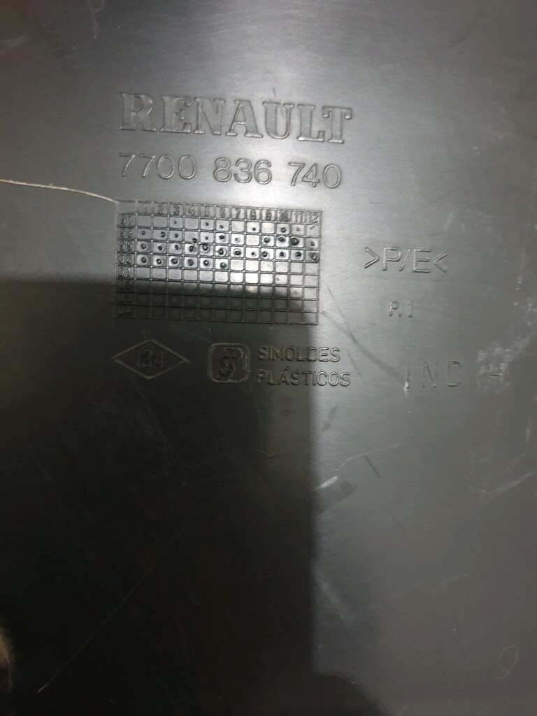 Renault clio hb bagaj kapak iç kaplaması 1998 2006 ÇIKMA orjinal - 6
