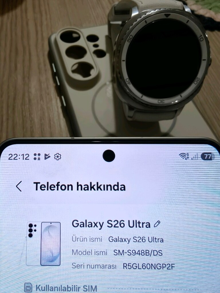 Samsung S26 Ultra 5G 12/256 GB + Samsung Watch 8 klasik Mükemmel Set - 4