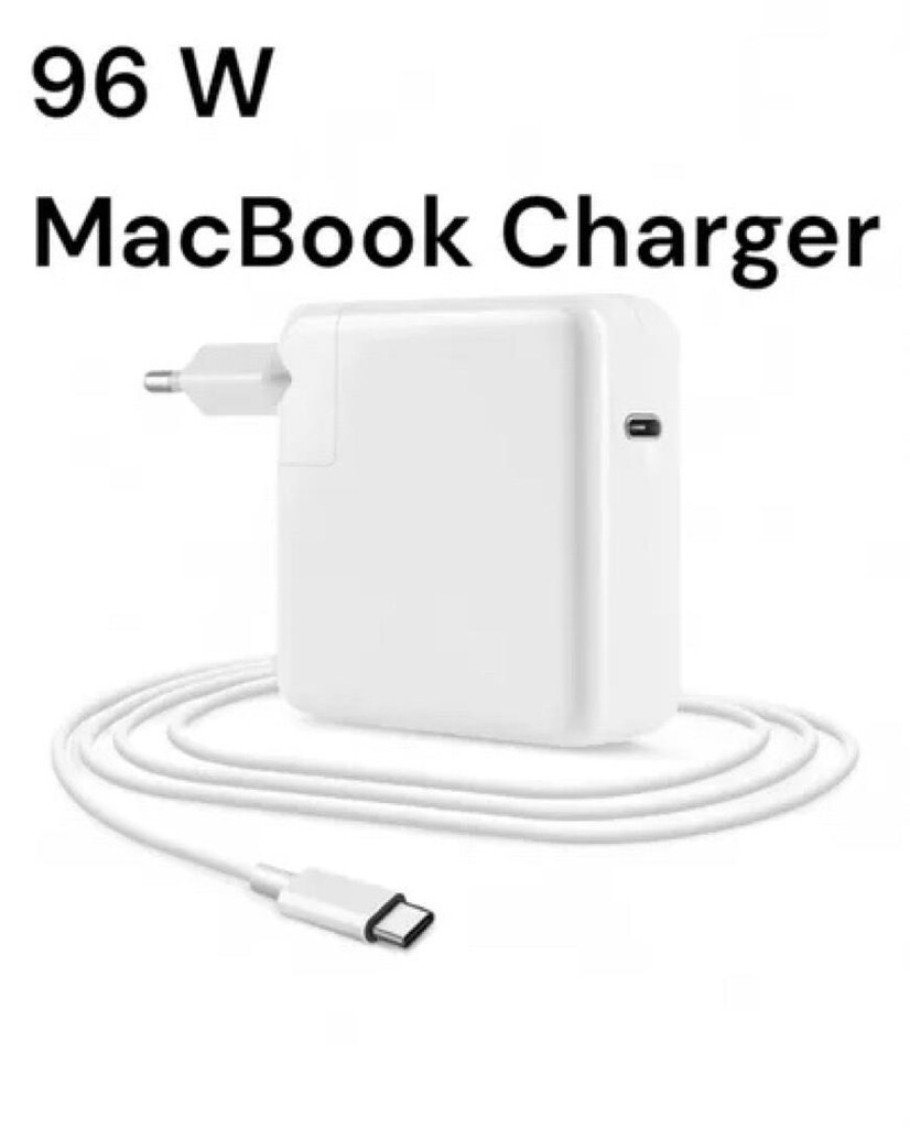 Apple MacBook USB-C TYPE-C 96W Güç Adaptörü Şarj Cihazı A2166 A1719 - 8