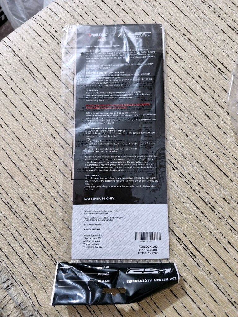 Ls2 Valiant 2 orjinal pinlock diğer modellere de uyumlu - 2