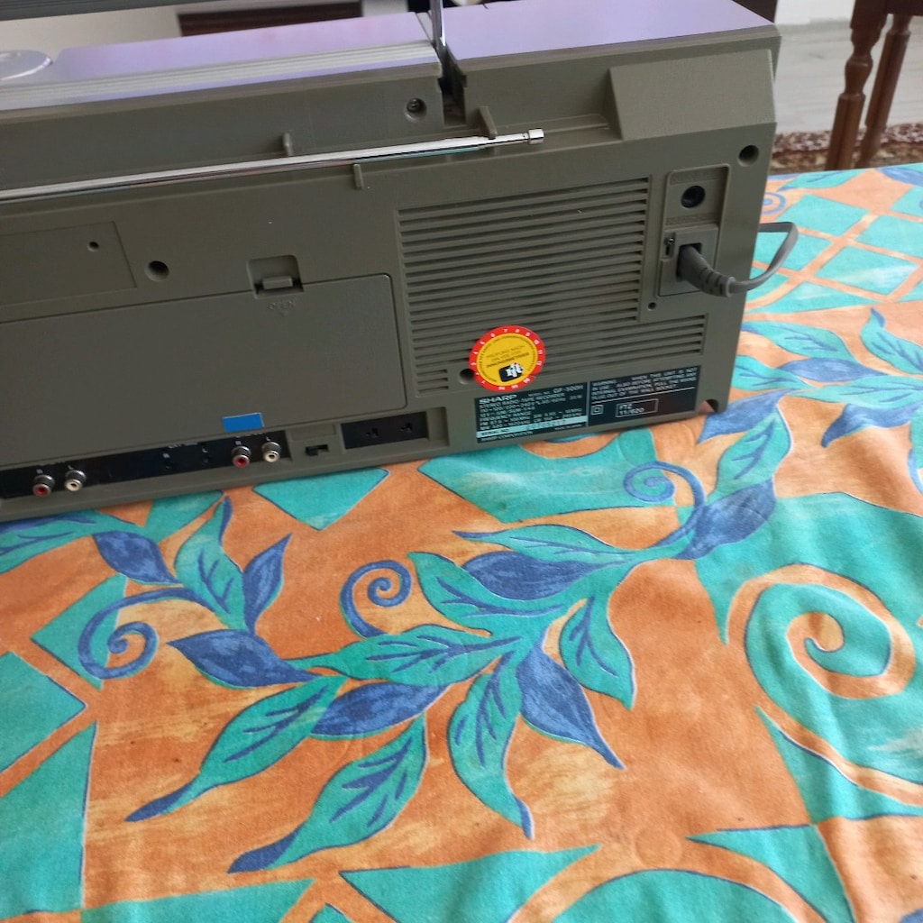 şharp gf 500 kaset radyo çalar - 6