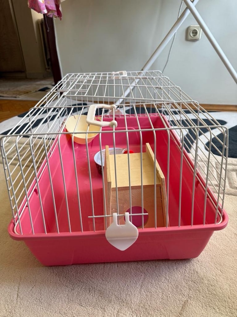 tavsan veya hamster kafesi. rabbit hutch/ hamster cage - 2