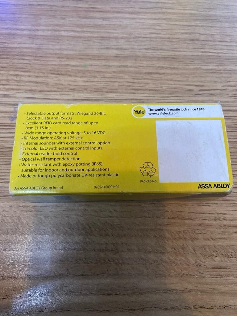 Yale proximity card reader 45-PR-1120 - 2