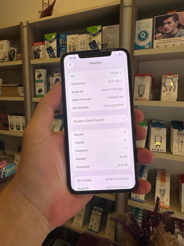 11 pro max 64 Gb pil orjnl her şeyi akriv hatasız tr tamirsiz - 5