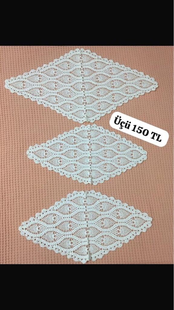sıfır el işi beyaz renk dantel modelleri - 3