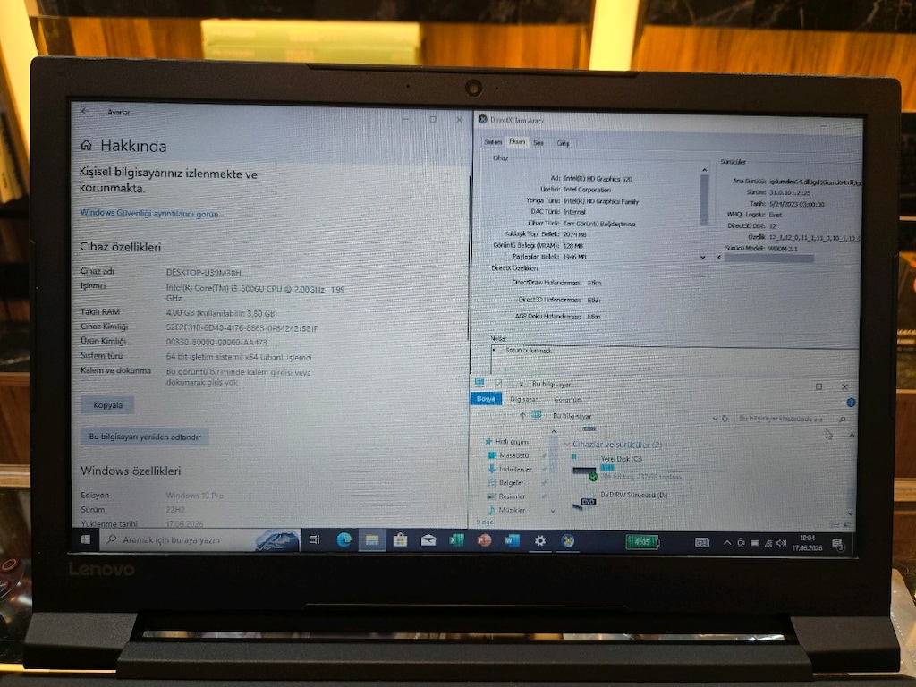 UYGUN FİYATLI İ3 LENOVO LAPTOP - 7