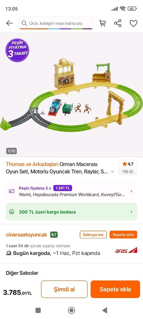 Thomas ve arkadaşları oyuncak tren - 4