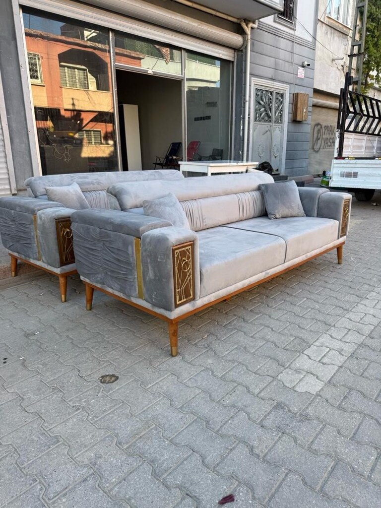 koltuk takımı 2adet 3lü eve teslim mekanizmalı - 2