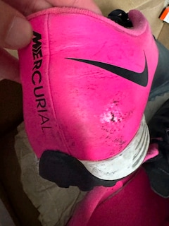 Pembe-Siyah Orijinal Nike Krampon - 4