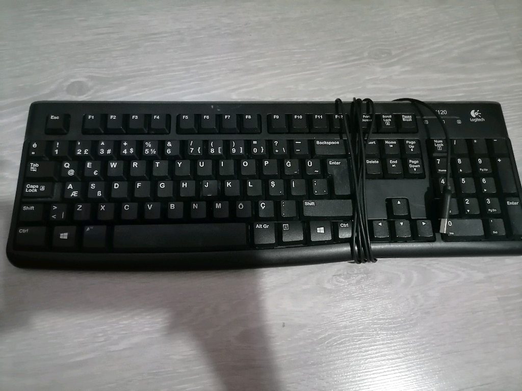 Logitech K120 kablolu klavye - 3