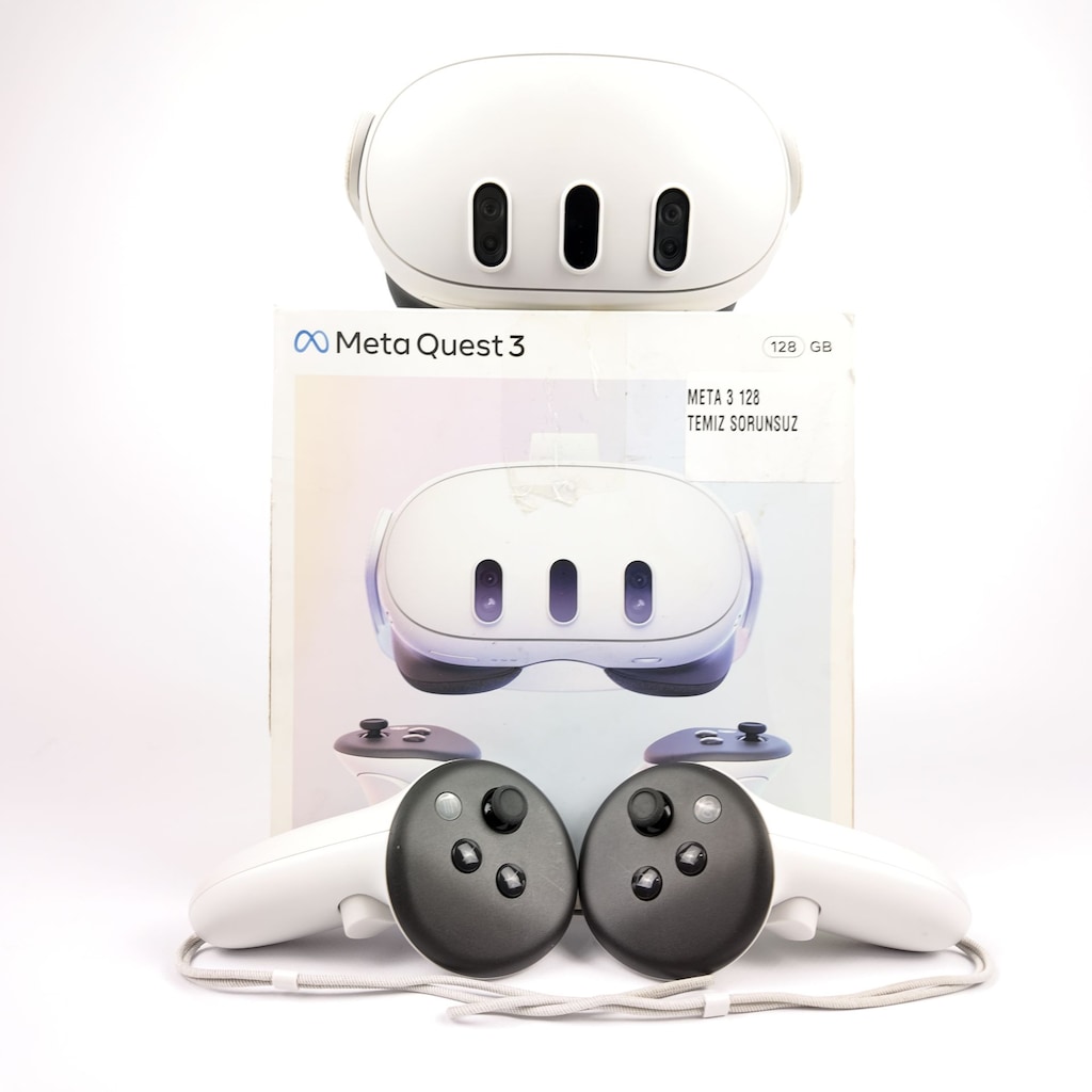 META QUEST 3 128 GB SANAL GERÇEKLİK GÖZLÜĞÜ İKİNCİ EL - 2