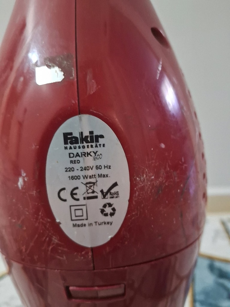 Dik Süpürge Fakir Darky 1600 Watt Çekiş güçlü deneyip ole alırsın - 4
