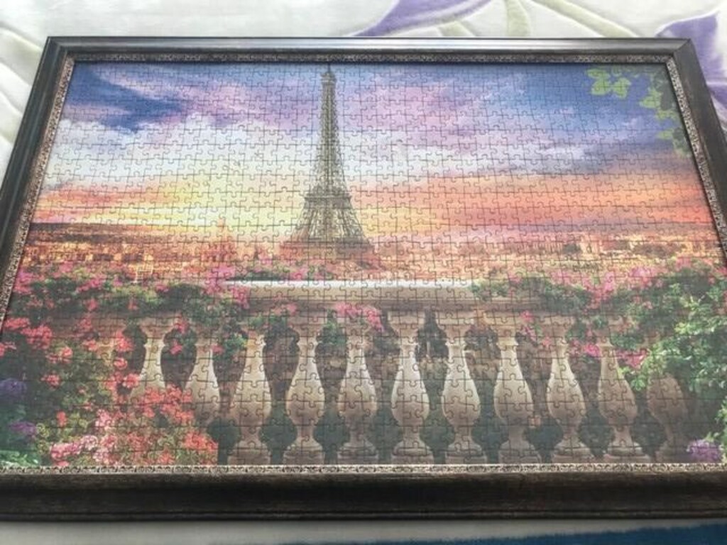 Eyfel temalı çerçeveli puzzle - 4