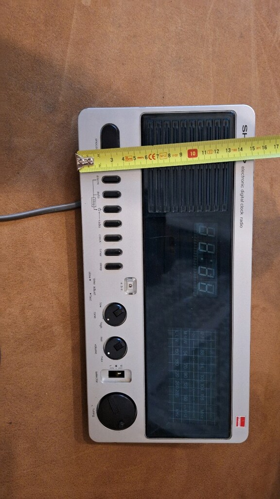 sharp saatli alarmlı radyo - 9