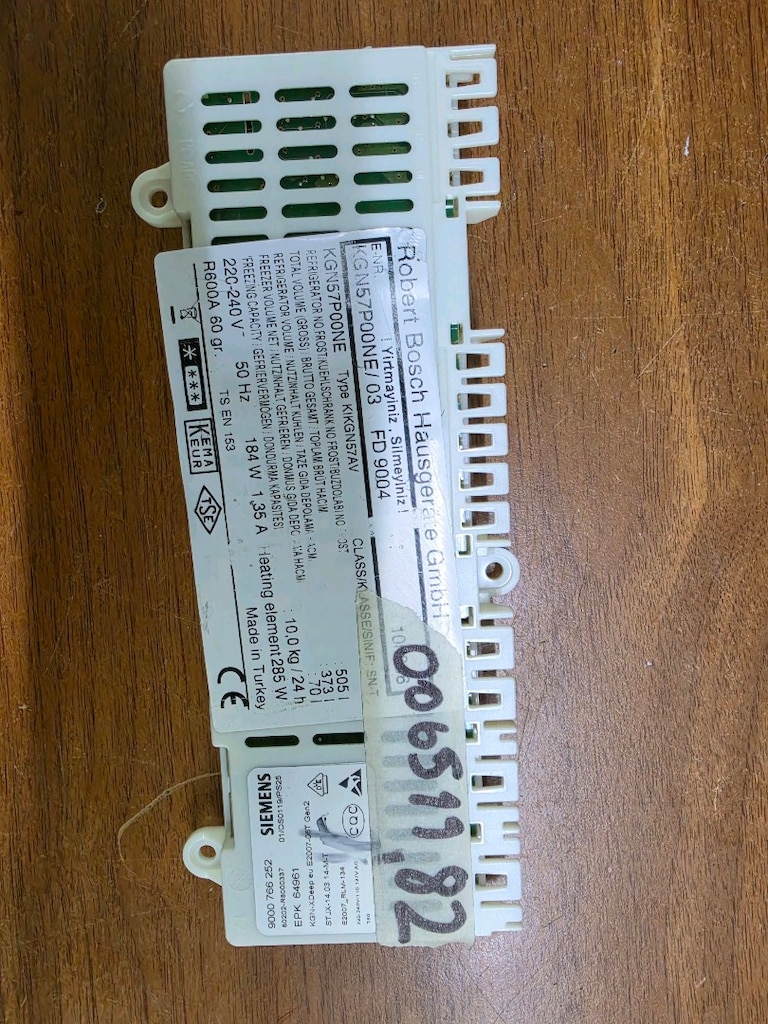 Bosch - Siemens No-Frost Buzdolabı Elektronik Kart / Kartı (00651182 - 3