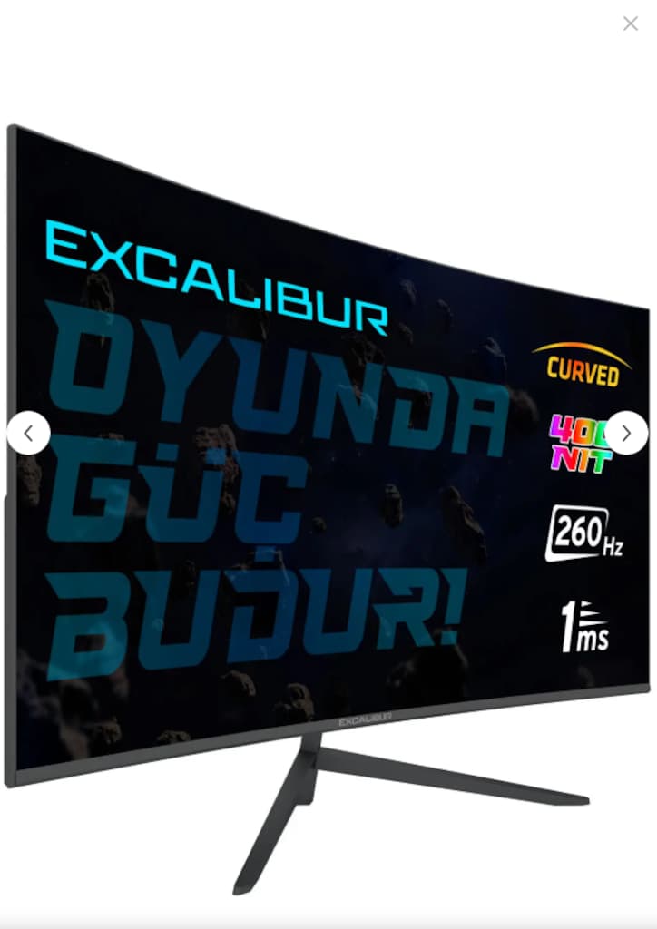 CASPER Excalibur 260 hz 1 ms. oyuncu monitörü