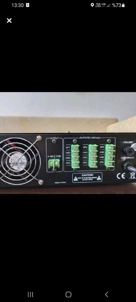 DEXUN D-2100 M?XER AMPL?F?ER 100v 250w - 4
