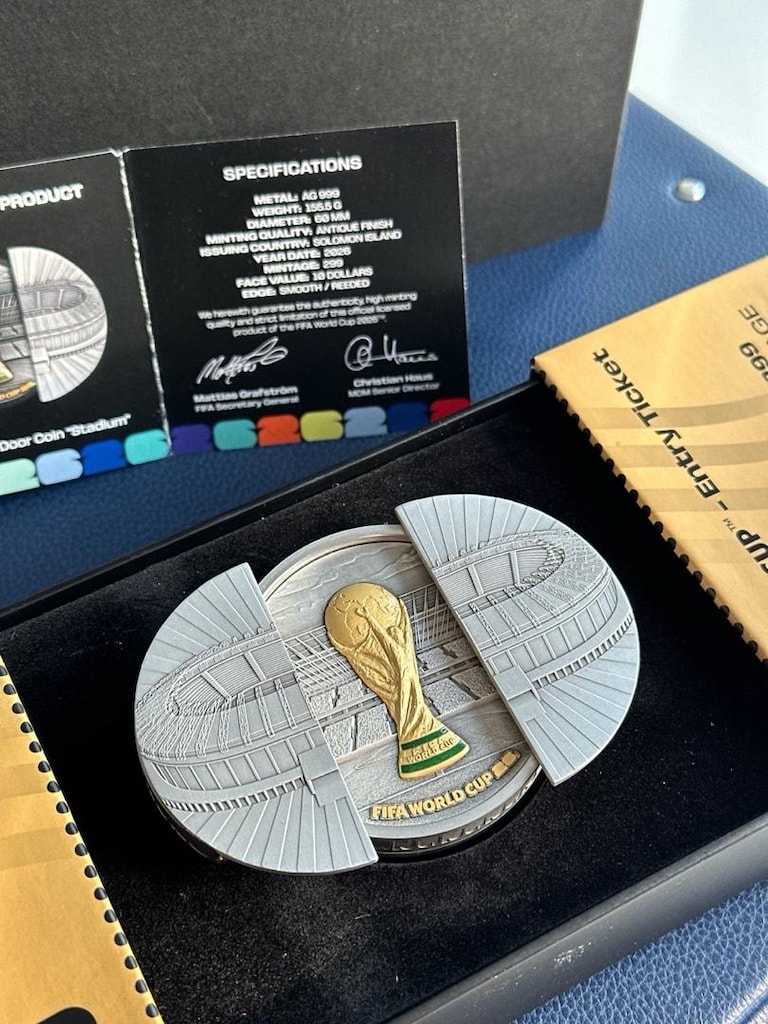 Türkiye’de tek ilan 2026 Fifa dünya kupası 5 ons 999 gümüş (299 adet)