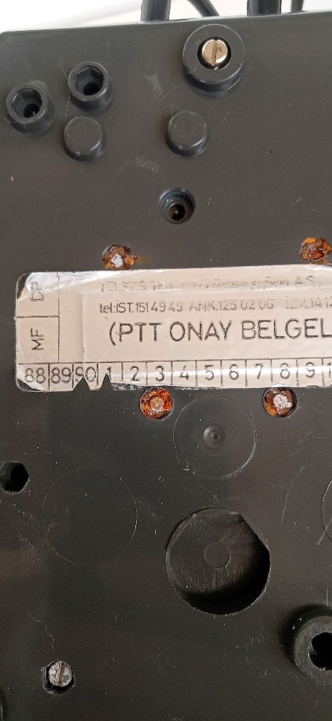 Popart Krem ve Siyah Rengi TKS Teleteks Çevirmeli Telefon - 7