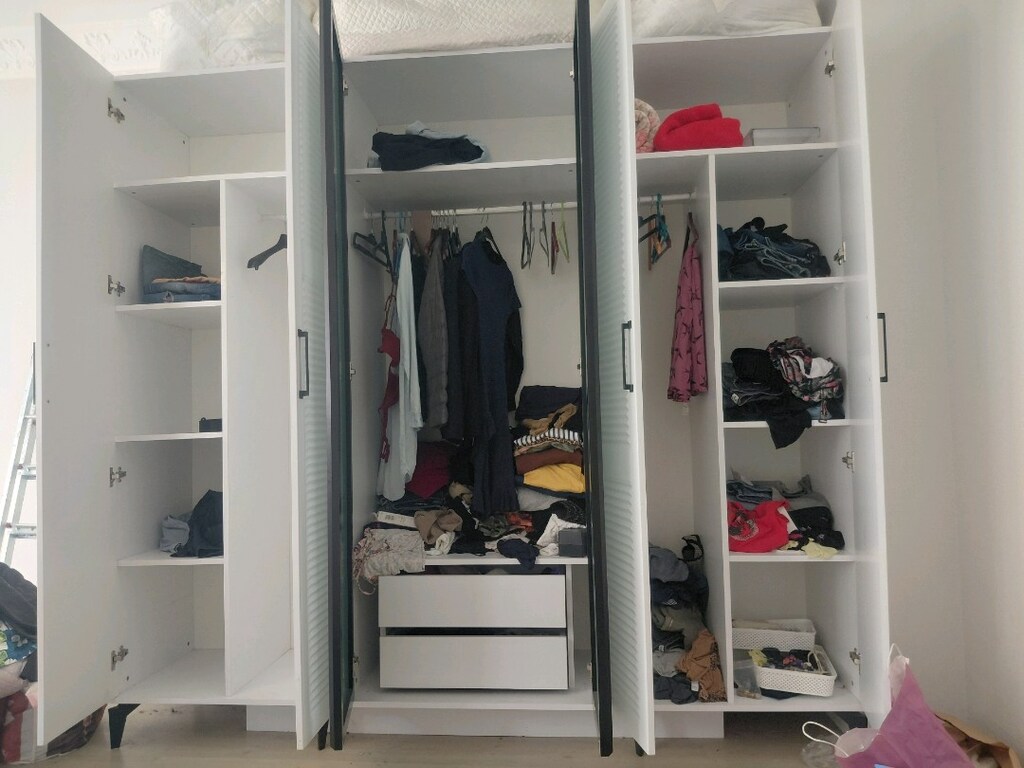 Gardlop MDF, Beyaz Renk, Çok Güzel, Sağlam, 223 boy,241 en - 4