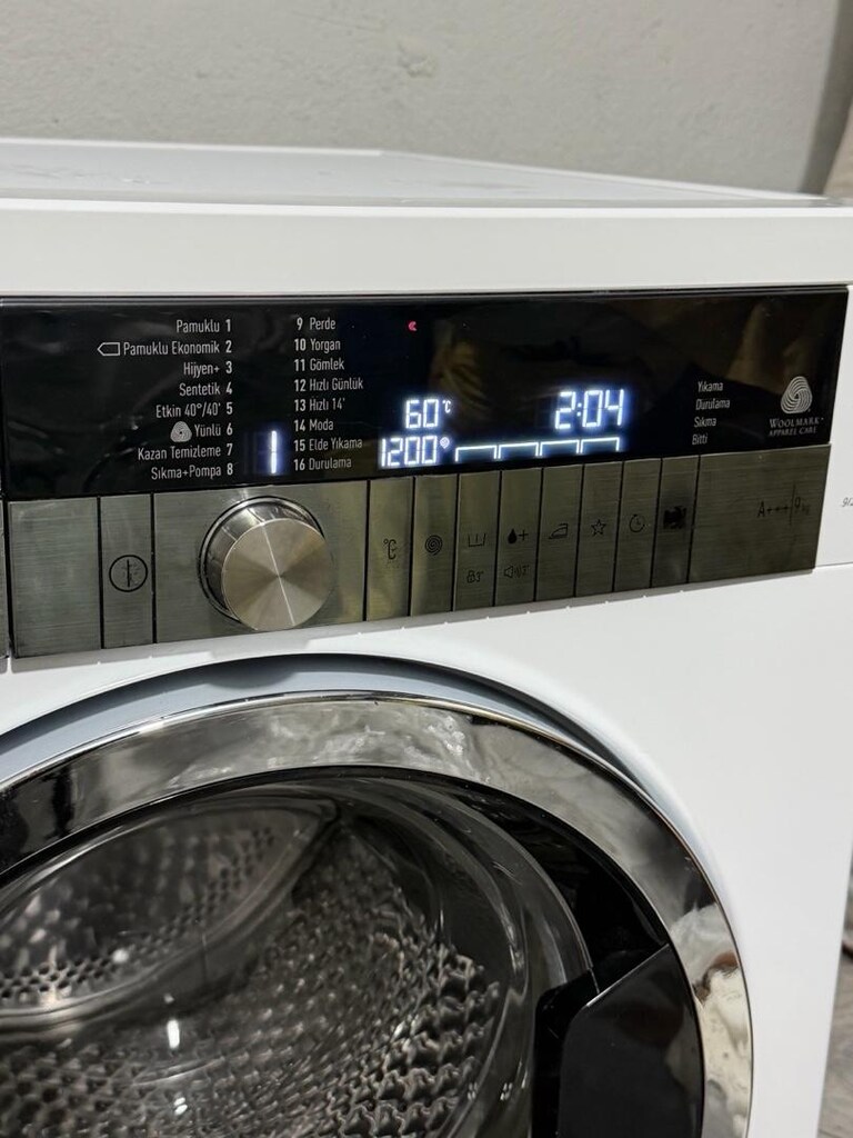 Arçelik 9 kg 1200 devir çamaşır makinesi tertemiz - 2