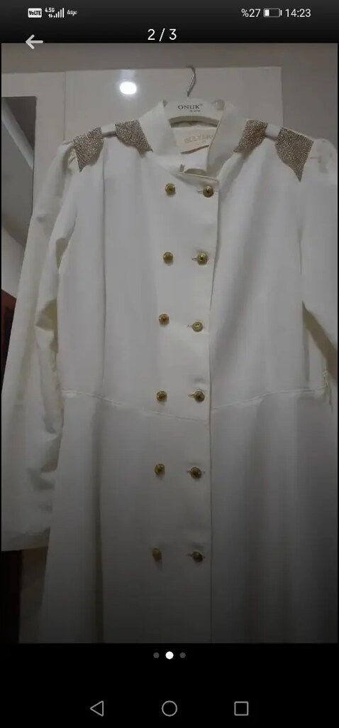 Krem rengi tunik - 2
