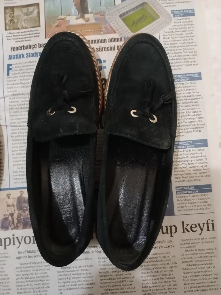 Süet İnci marka kolej ayakkabı