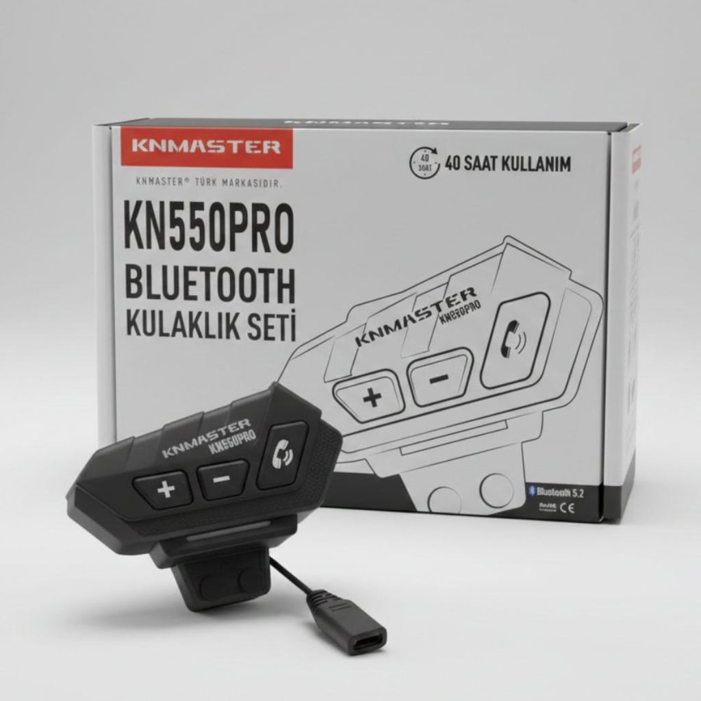 KNMASTER KN550PRO MOTOSİKLET KULAKLIĞI (İntercom)