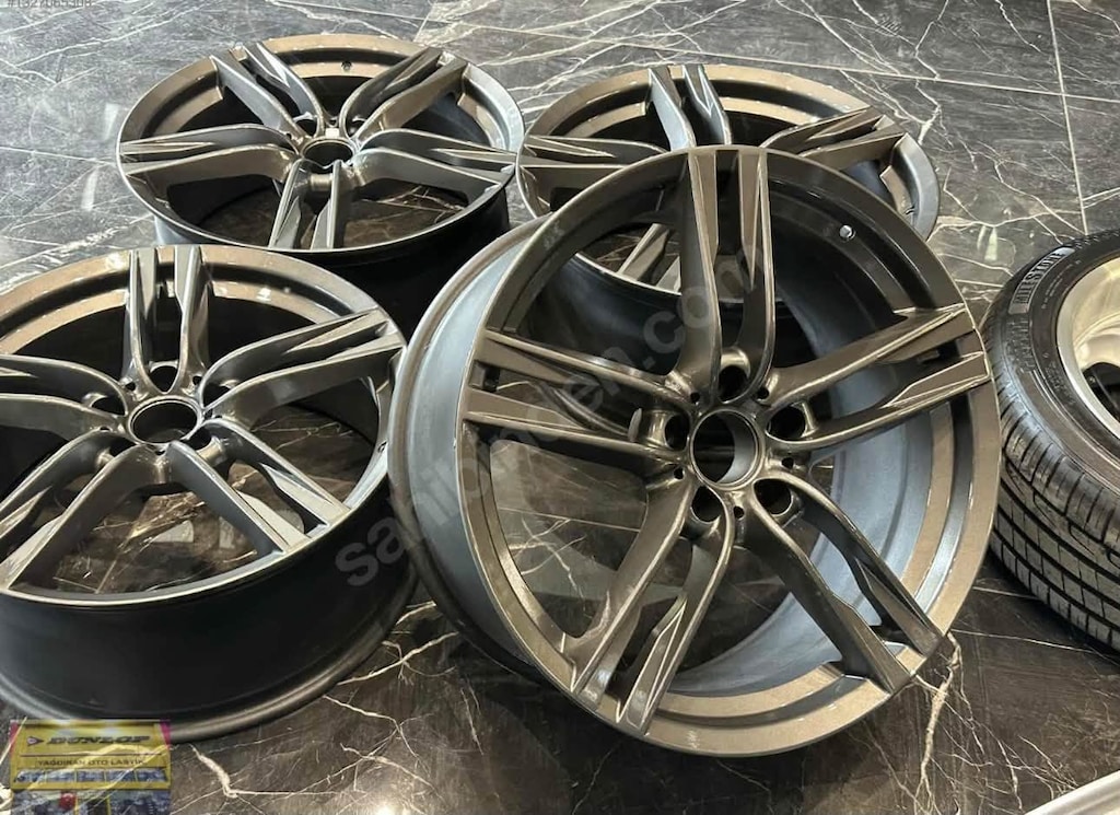 20 JANT 5X120 BMW F10 DIŞA DÖNÜK GUN METAL SIFIR AYARINDA TEMİZ - 2
