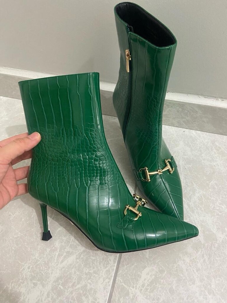 sıfır nine west topuklu bot