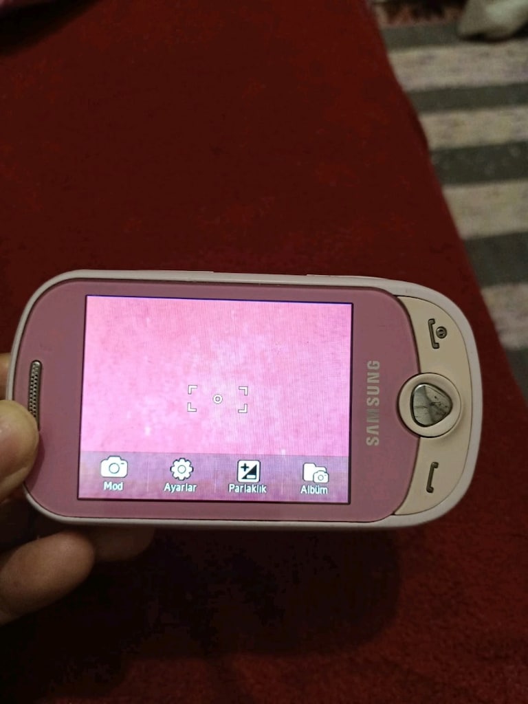 Samsung c3510 mini dokunmatik telefon Pembe - 8