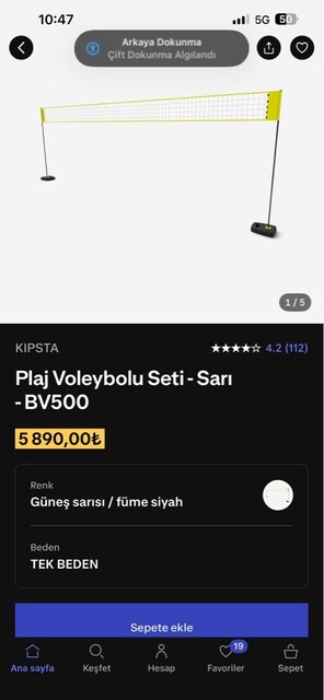 her yerde voleybol filesi