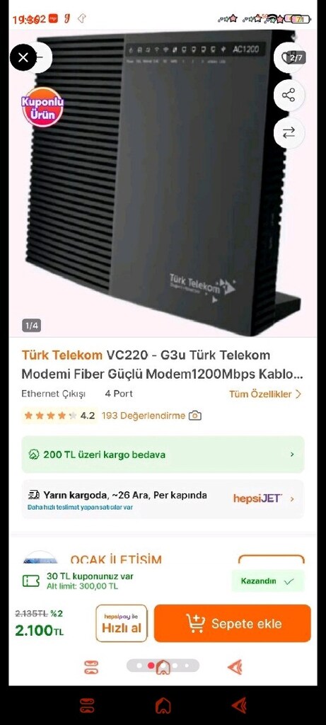modem uydu vantilator powerbank SIFIR - 5