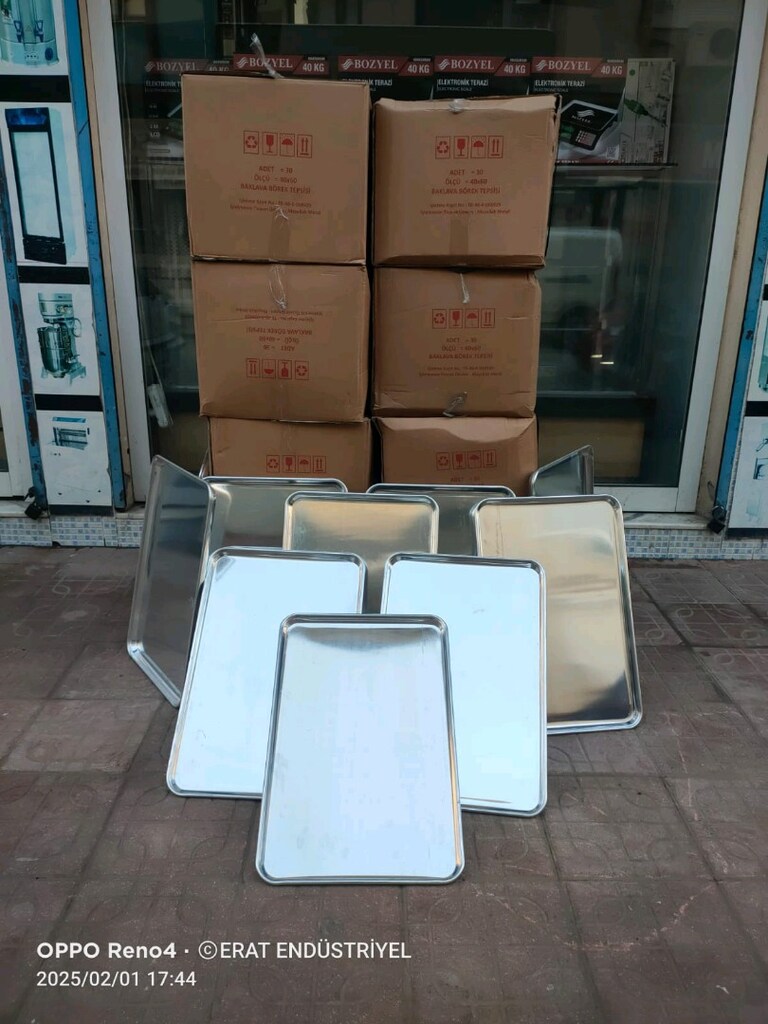 börek tavası fırıncı tavası 40 60 tava Boyoz poğaça tavası - 9