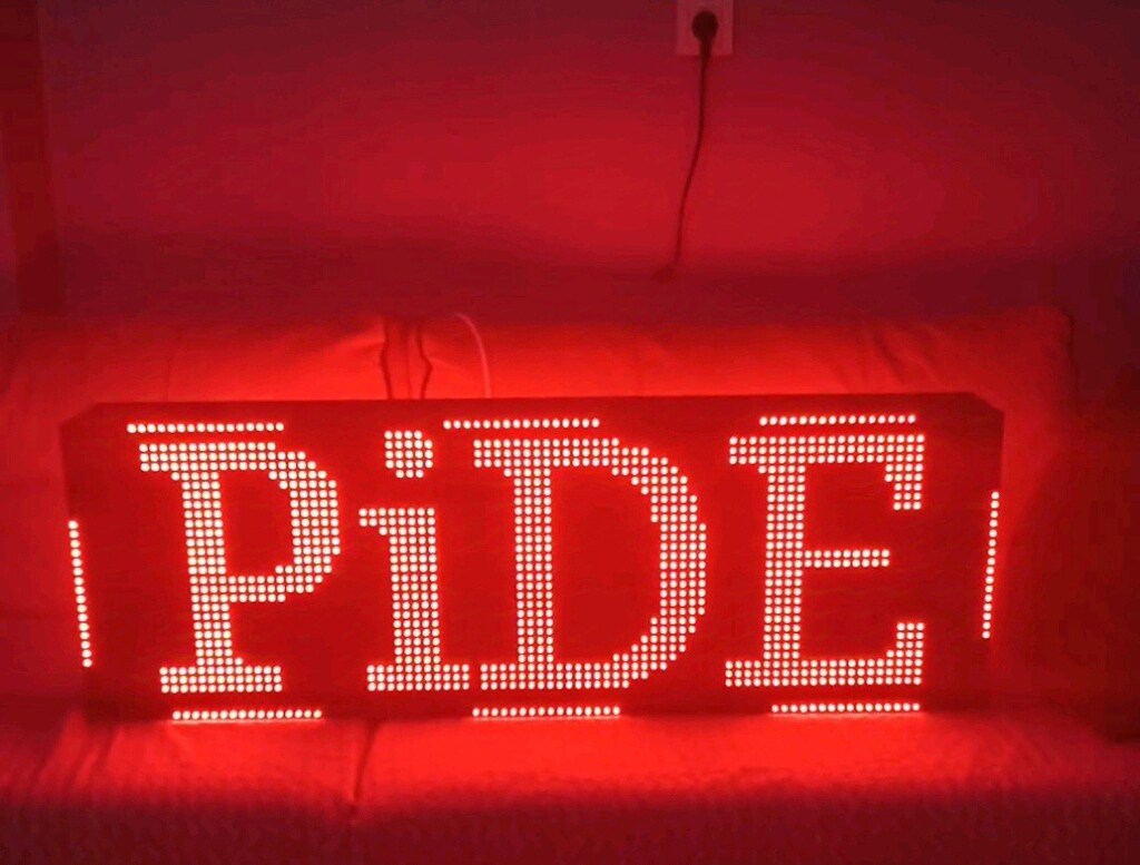 32x96cm led tabela kayan yazı - 5