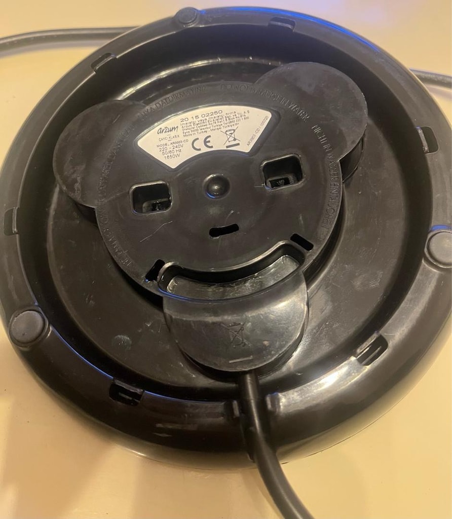 arzum su ısıtıcısı kettle alt tabanı alt kısmı - 2