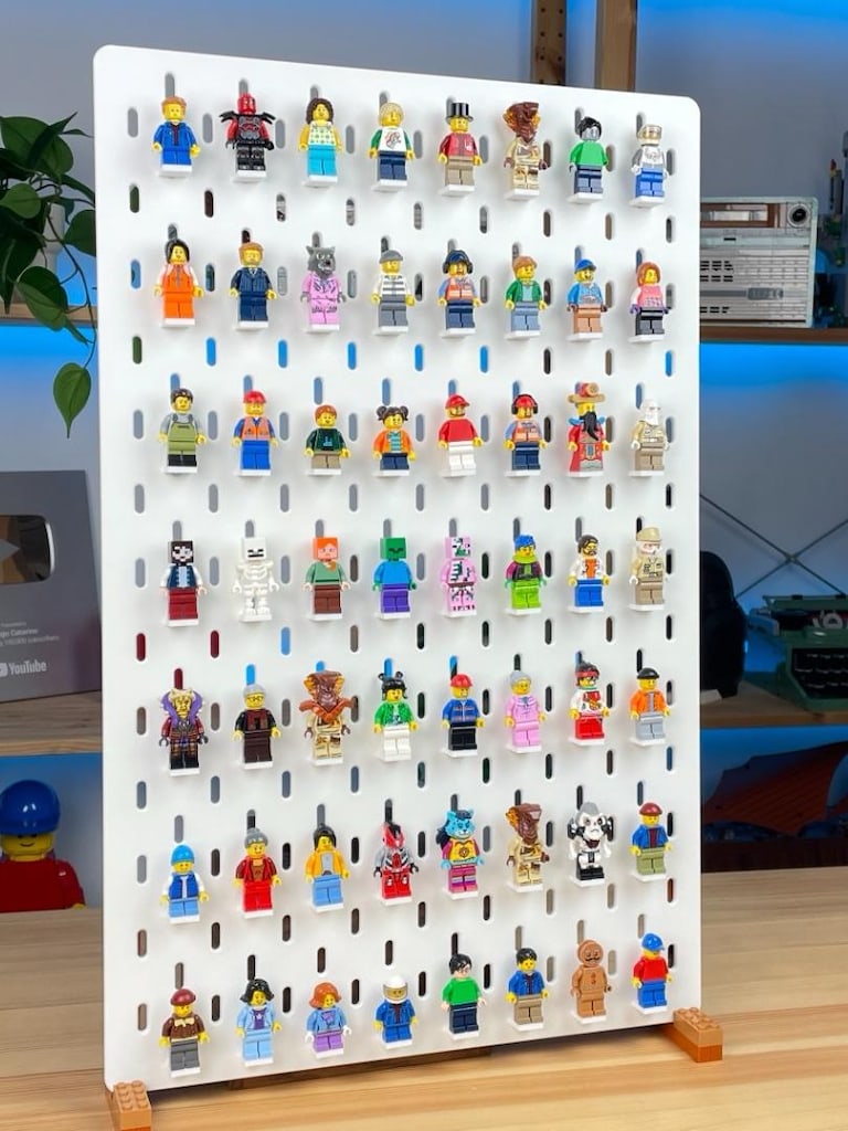İkea Skadis Uyumlu Lego Minifigür Standı - 8